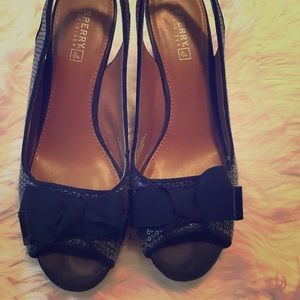 Sperry Topsiders Sequined Wedges